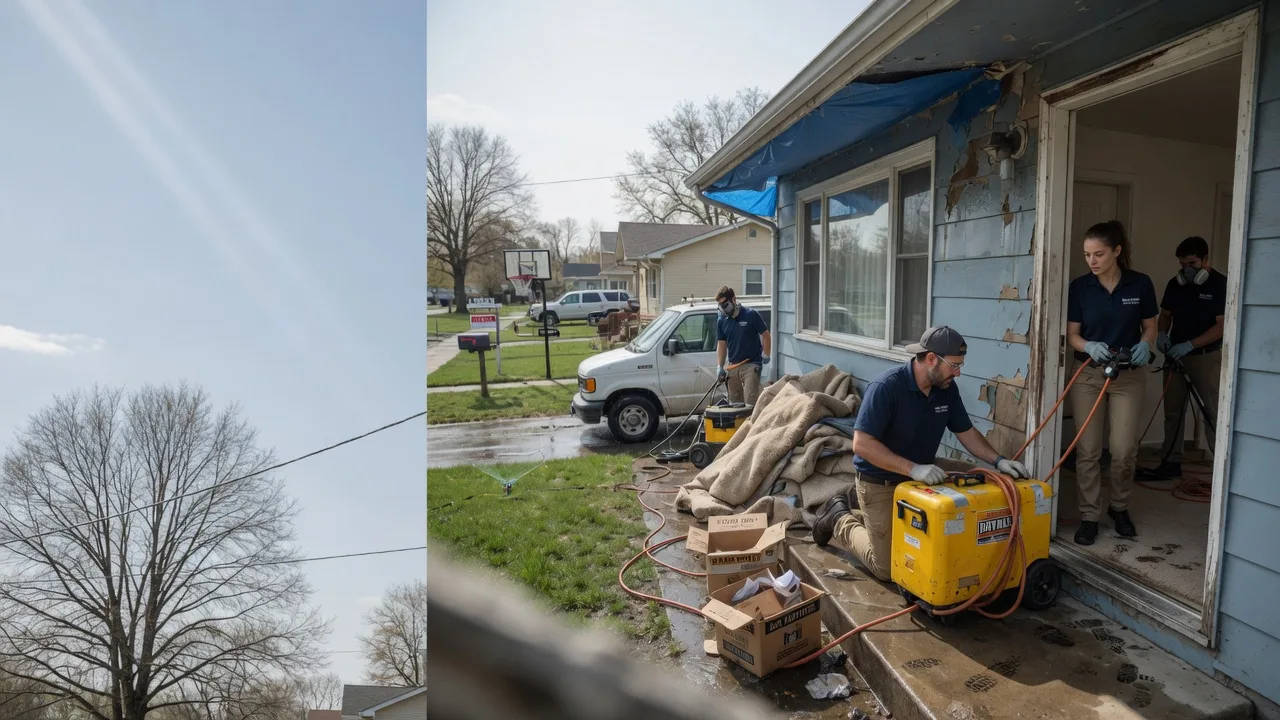 Basement Flood Cleanup in Burlingame, KS near me